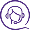 Telephone support icon
